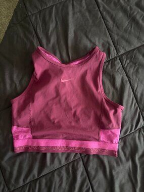 Nike Women's Pro Dri-FIT Cropped Tank Top